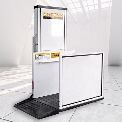Plataforma de elevação para deficientes de 6 m em ambientes internos Elevação vertical para cadeiras de rodas para casa