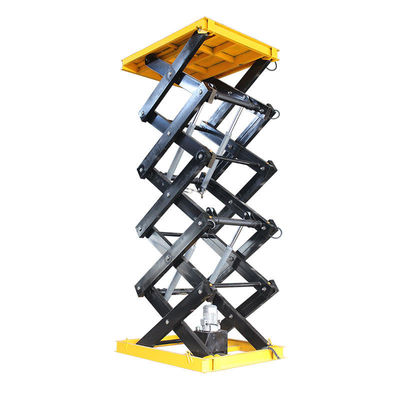 Plataforma de elevação de tesoura de cilindro duplo 5m 1000kg Mesa de elevação de tesoura elétrica
