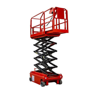 Elevador de tesoura autopropulsado 6m 8m 10m 12m 320kg 450kg Plataforma de trabalho aéreo de construção