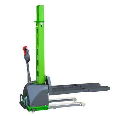 1.2m Altura Empilhador de paletes semi-elétricos 500 kg Empilhador elétrico autocarregável