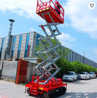 8m 10m 12m plataforma de elevação automática de tesoura
