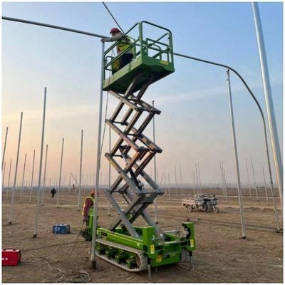 Elevador elétrico com tesoura 8m 10m 450kg Elevador hidráulico móvel