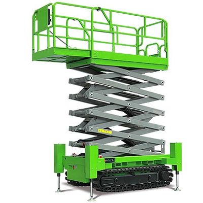 Plataforma de trabalho aéreo 230 kg Elevador de tesoura hidráulica autopropulsada