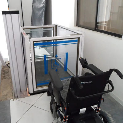 1m 2m Elevador de cadeira de rodas exterior interior Elevador hidráulico para deficientes