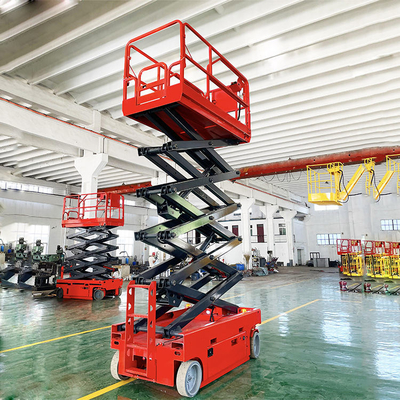 Elevador de tesoura autopropulsado 8 m Altura de trabalho 450 kg Capacidade