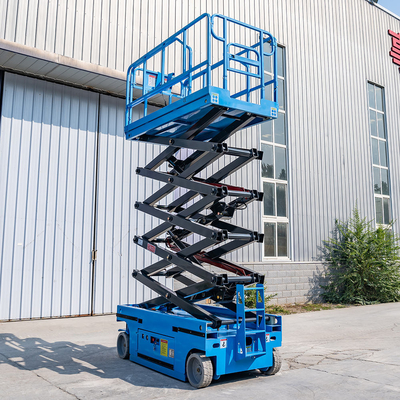 Elevador de tesoura autopropulsado 8 m Altura de trabalho 450 kg Capacidade