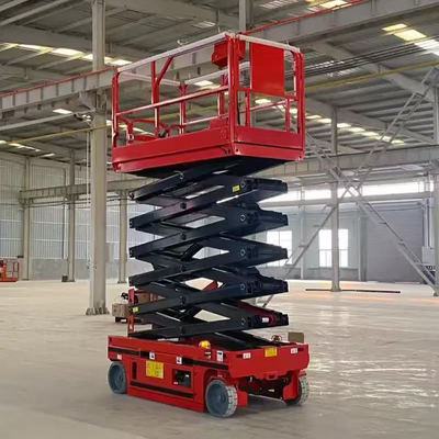 Self Propelled Hydraulic Scissor Lift 6 14m 230kg 320kg Load Capacity