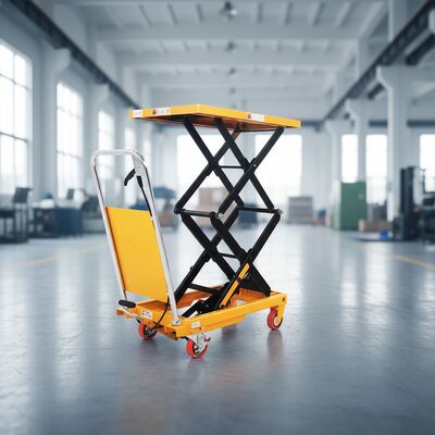 Veículo de levantamento pequeno móvel de levantamento manual da carga da plataforma 500kg