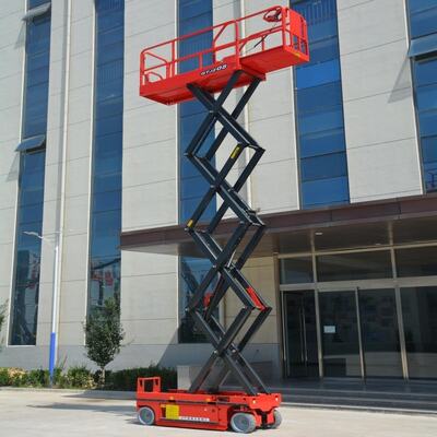 Elétrico automotor Scissor a capacidade 450kg do elevador 10m para a operação de 2 pessoas