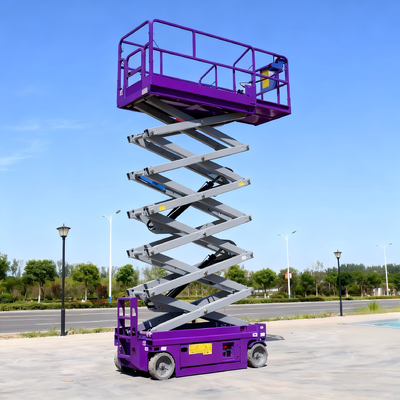 Automotor elétrico da plataforma de levantamento de trabalho aéreo Scissor o elevador com certificação do CE