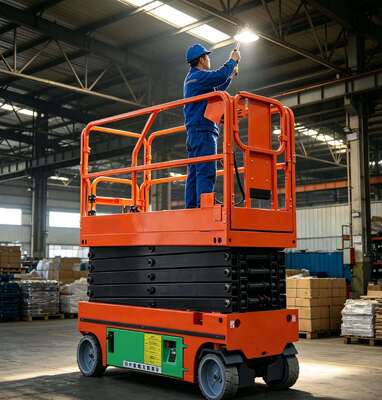 Mini Full Electric Scissor a altura da carga 6m do elevador 230kg para a manutenção interna