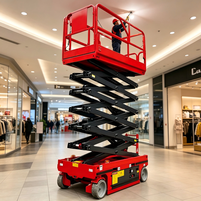 8m duráveis ​​estáveis ​​de levantamento Scissor a plataforma do elevador para a manutenção predial