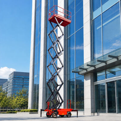 6m 10m 500kg móvel tesoura elevador plataforma de elevação de trabalho aéreo hidráulico