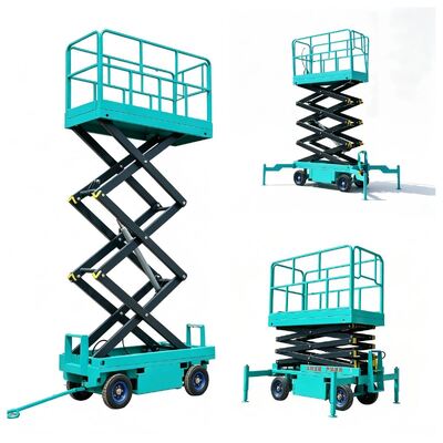 Elevador de tesoura hidráulica manual de custo-benefício de 10 m plataforma de elevação de trabalho aéreo
