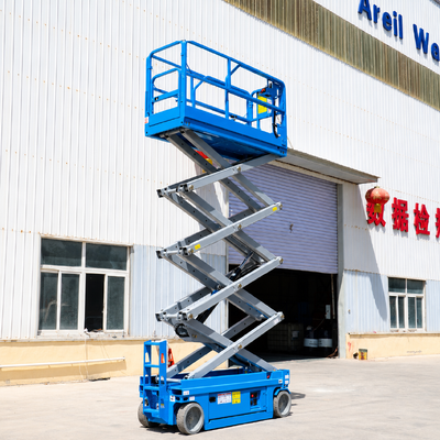 Mini automotor Scissor plataforma elevada elétrica da tabela 230kg do elevador