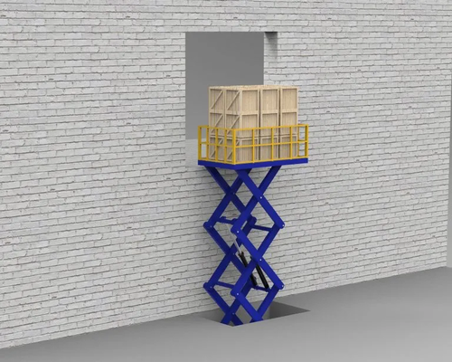 Plataforma de elevação fixa hidráulica elétrica do elevador do nivelador da doca da tesoura