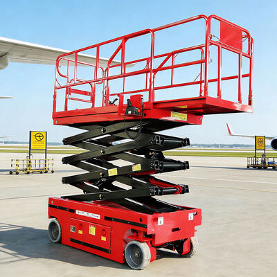 A capacidade 320kg automotora de 10m Scissor levanta a plataforma de levantamento hidráulica elétrica